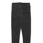 LEVI'S Womens Jeans Black Slim Skinny Denim Medium W27 L31 Zip Cotton Blend