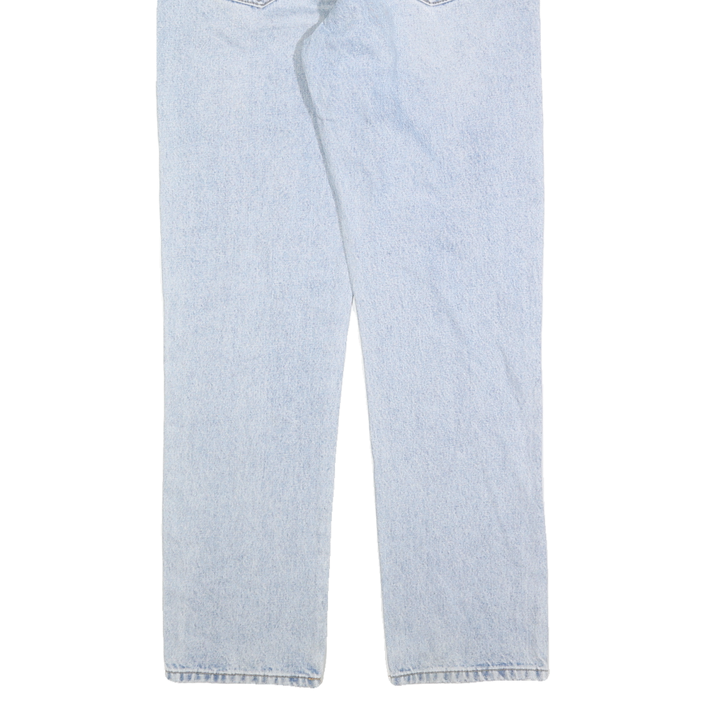 ZARA Womens Light Blue Regular Fit Straight Leg Denim Jeans Cotton W32 L32