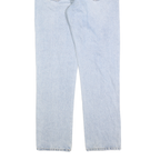 ZARA Womens Light Blue Regular Fit Straight Leg Denim Jeans Cotton W32 L32