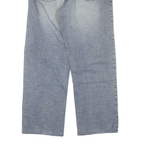 DICKIES Mens Jeans Blue Regular Straight Denim Light W34 L28 Workwear Zip