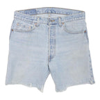 LEVI'S Mens Shorts Blue Casual Denim M W33 Frayed Hem Vintage Style
