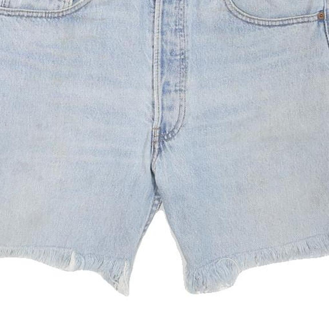 LEVI'S Mens Shorts Blue Casual Denim M W33 Frayed Hem Vintage Style