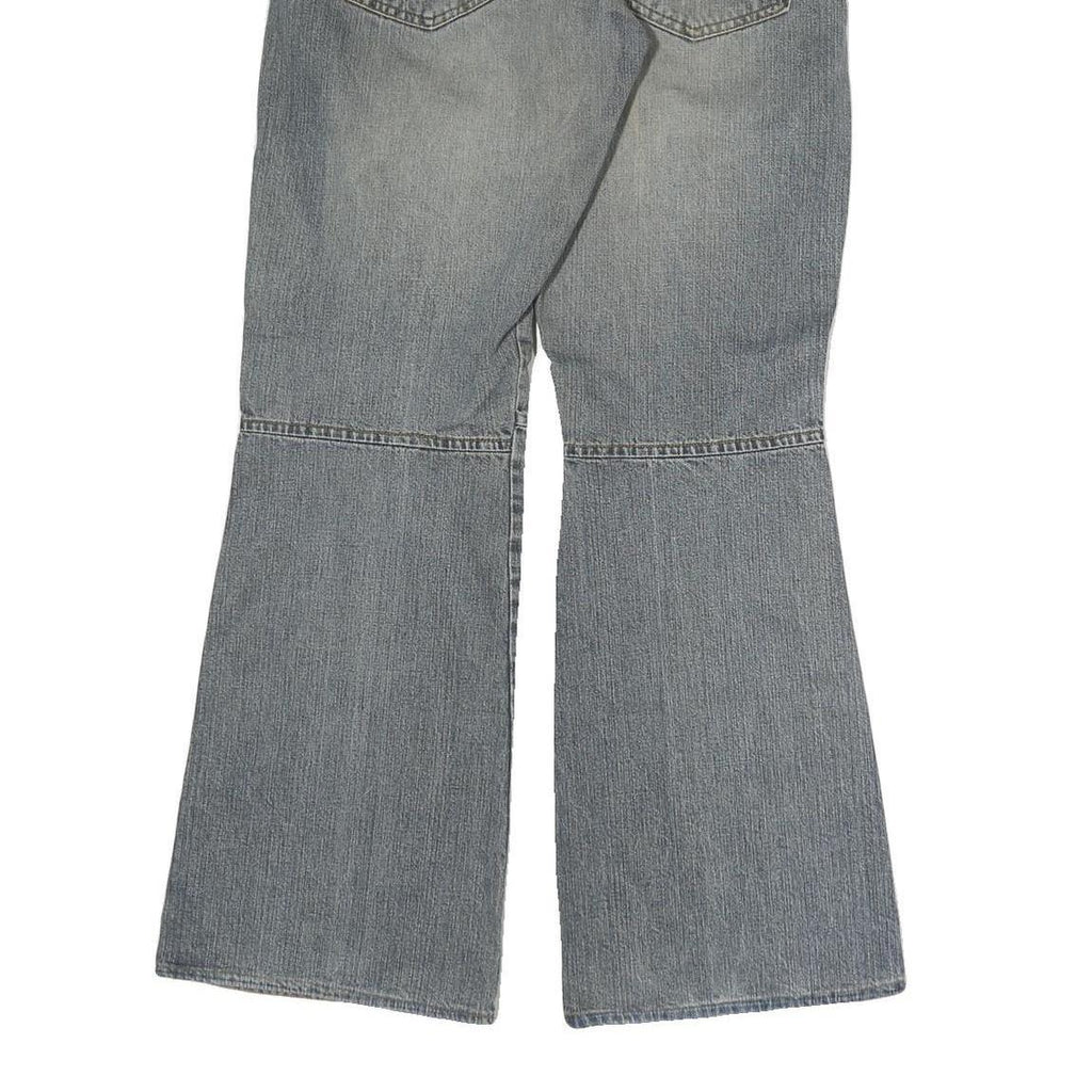 HBT Mens Jeans Blue Regular Bootcut Denim Light W30 L30 Zip Cotton Casual