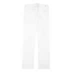7 FOR ALL MANKIND Womens Regular Fit Straight Denim White Cotton Blend Zip W26