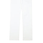 7 FOR ALL MANKIND Womens Regular Fit Straight Denim White Cotton Blend Zip W26