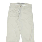 SERGIO TACCHINI Mens Regular Beige Cotton Blend Zip Trousers W31 L29 Casual Wear