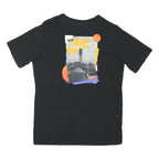 NIKE Womens Black Graphic T-Shirt XL Short Sleeve Crew Neck Urban Print