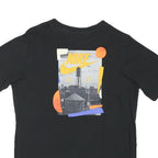 NIKE Womens Black Graphic T-Shirt XL Short Sleeve Crew Neck Urban Print