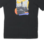 NIKE Womens Black Graphic T-Shirt XL Short Sleeve Crew Neck Urban Print