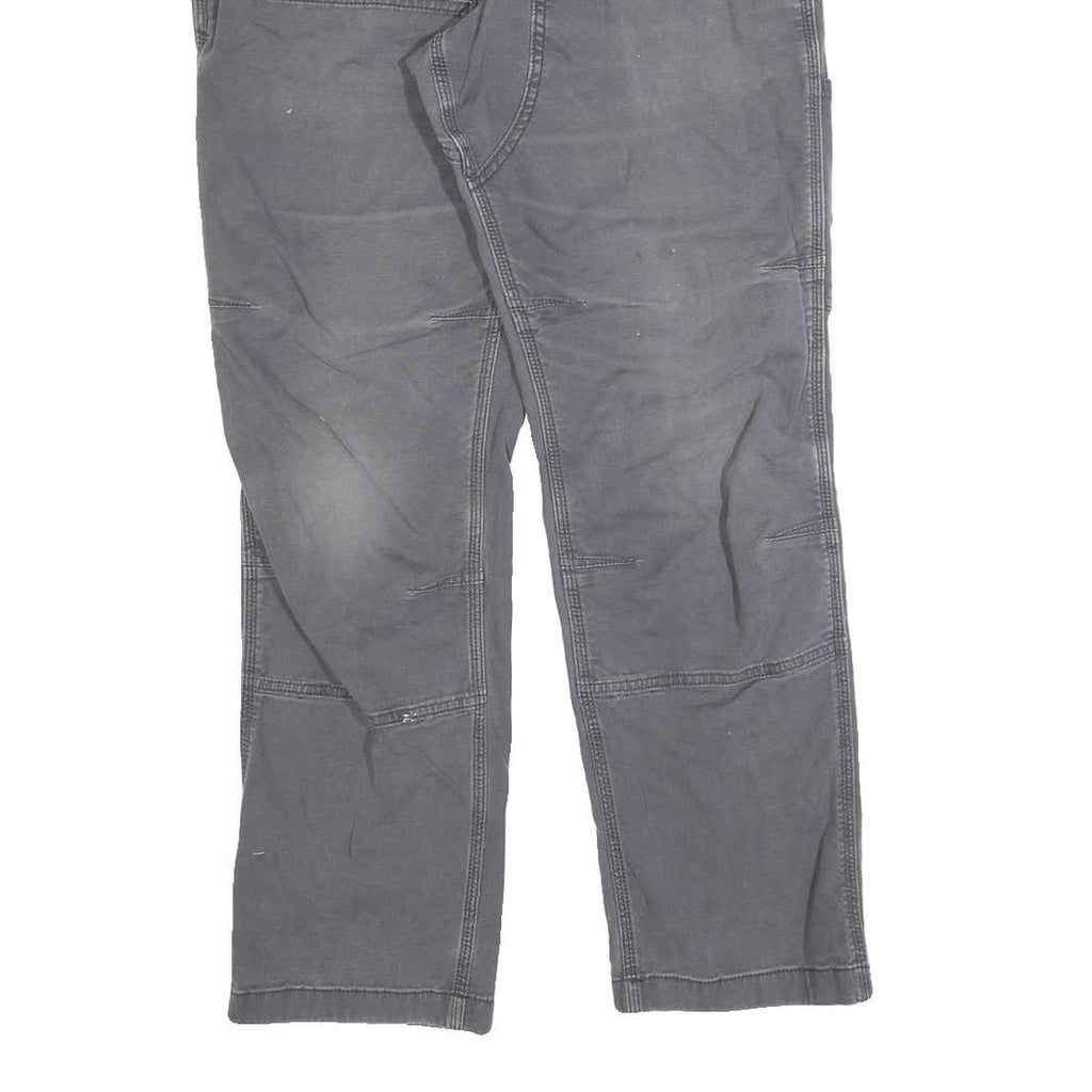 CARHARTT Mens Relaxed Jeans Cotton Blend Grey Zip W32 L29 Workwear Casual