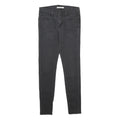 LEVI'S 710 Super Skinny Womens Jeans Black Slim Skinny Denim W29 L30 Zip Cotton