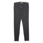 LEVI'S 710 Super Skinny Womens Jeans Black Slim Skinny Denim W29 L30 Zip Cotton