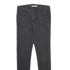 LEVI'S 710 Super Skinny Womens Jeans Black Slim Skinny Denim W29 L30 Zip Cotton