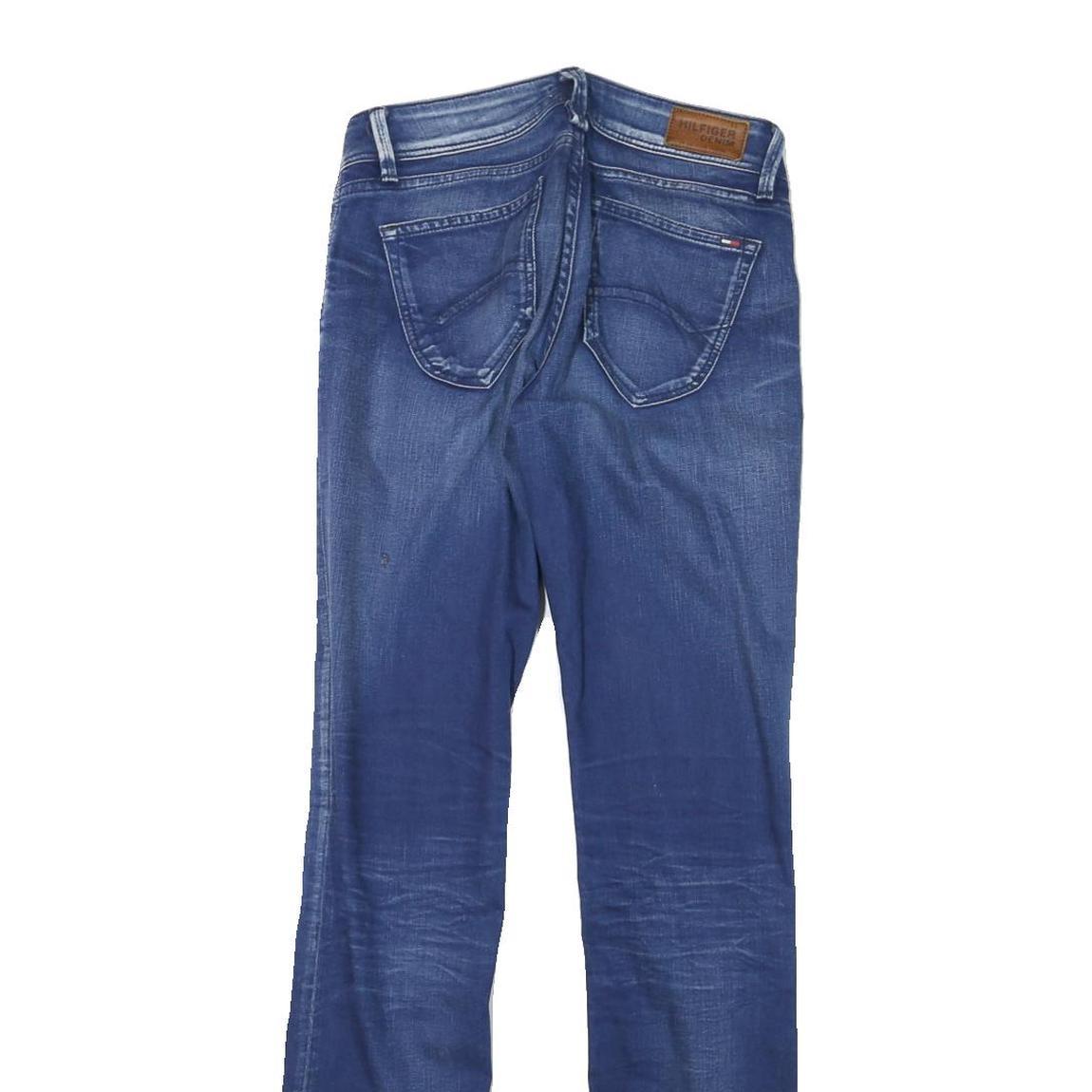 TOMMY HILFIGER Womens Regular Blue Jeans Denim Medium W26 L30 Stylish Faded Wash