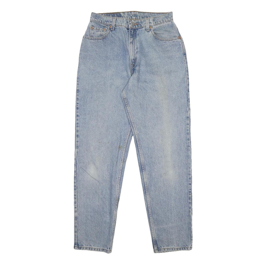 LEVI'S 550 Tapered Womens Jeans Blue Relaxed Tapered Denim Light W28 L30 Classic
