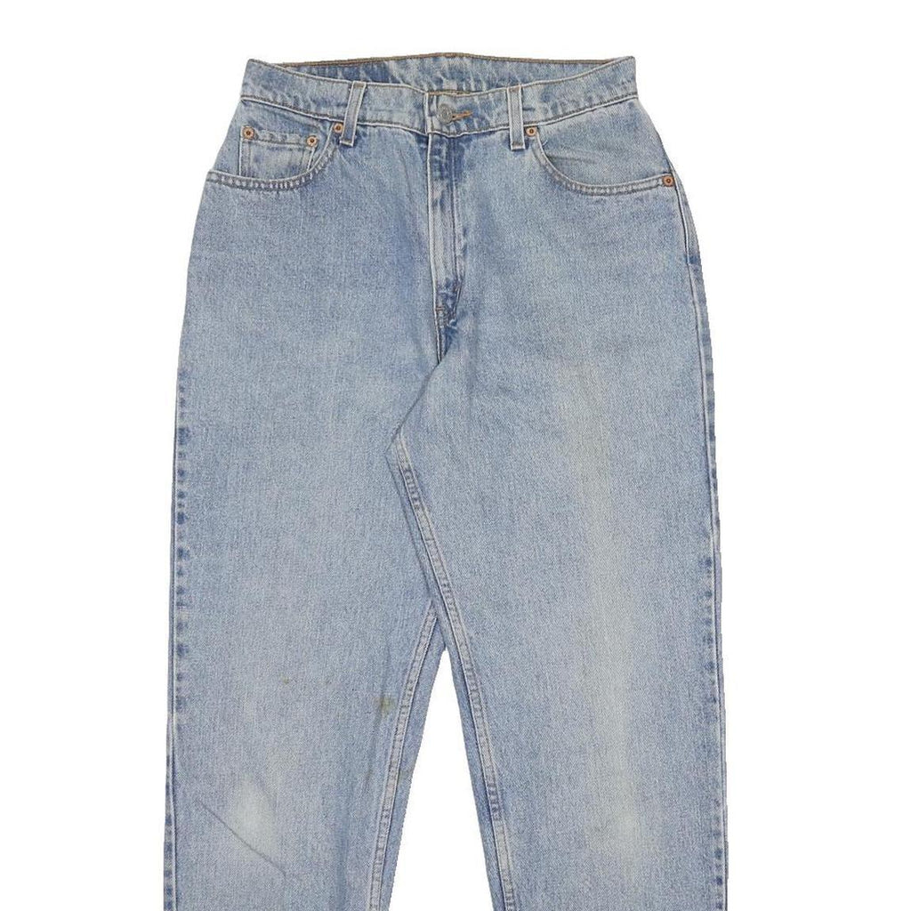 LEVI'S 550 Tapered Womens Jeans Blue Relaxed Tapered Denim Light W28 L30 Classic