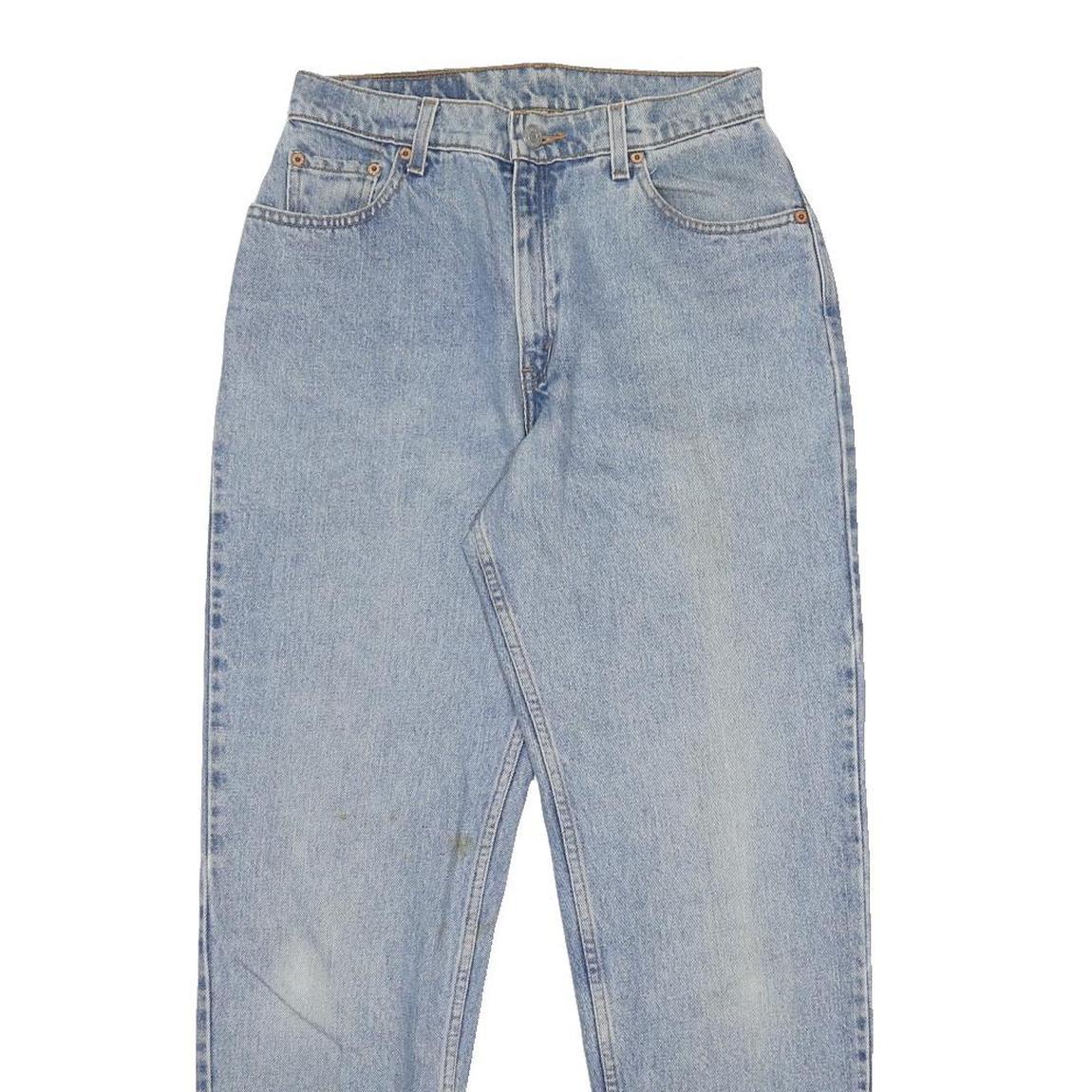 LEVI'S 550 Tapered Womens Jeans Blue Relaxed Tapered Denim Light W28 L30 Classic