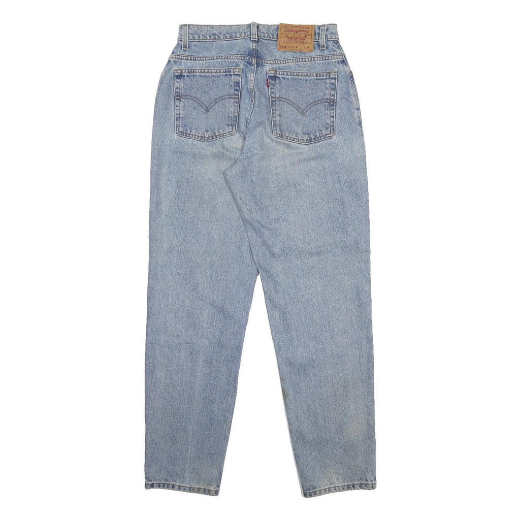 LEVI'S 550 Tapered Womens Jeans Blue Relaxed Tapered Denim Light W28 L30 Classic