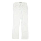 LEVI'S Womens White Regular Straight Denim Jeans W28 L31 Classic Cotton Blend