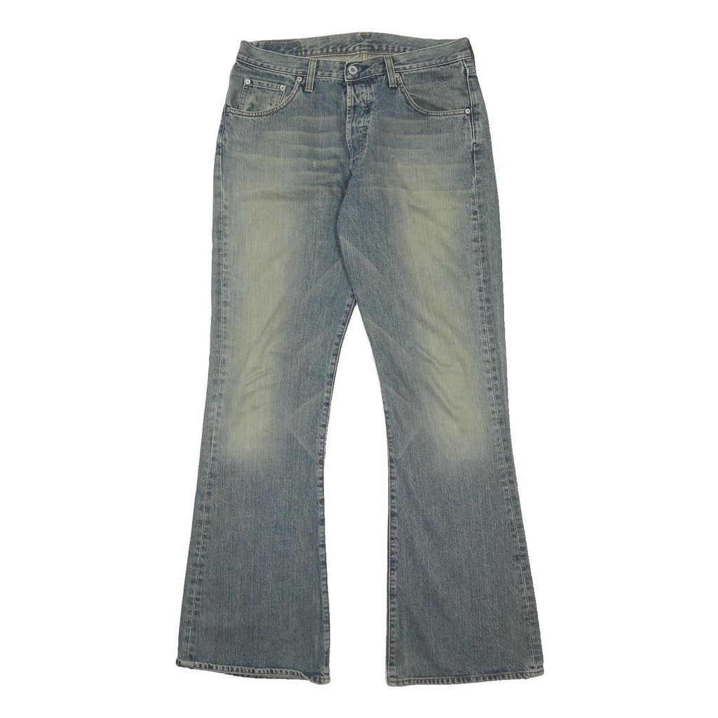 BIGSTAR Womens Jeans Blue Relaxed Bootcut Denim Light W30 L34 Button Closure