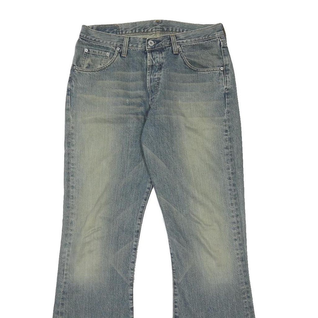 BIGSTAR Womens Jeans Blue Relaxed Bootcut Denim Light W30 L34 Button Closure
