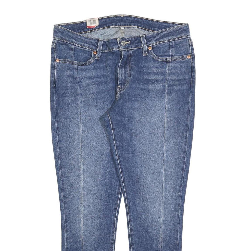 LEVI'S Womens Slim Blue Denim Slim Fit Skinny Jeans W31 L27 Stretch Cotton Blend