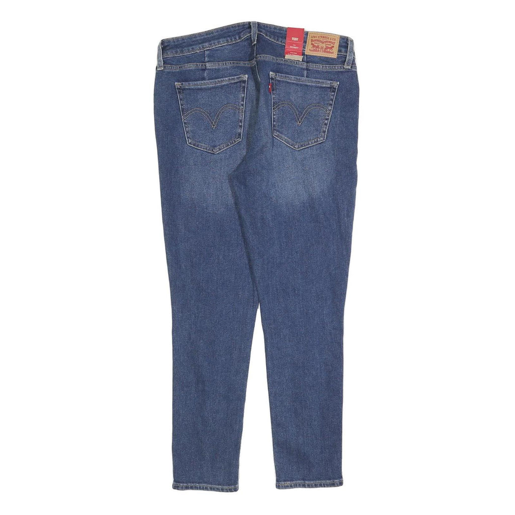 LEVI'S Womens Slim Blue Denim Slim Fit Skinny Jeans W31 L27 Stretch Cotton Blend