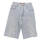 CHIEFTAIN Womens Shorts Light Blue Denim M W28 Casual Cotton Blend