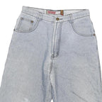 CHIEFTAIN Womens Shorts Light Blue Denim M W28 Casual Cotton Blend
