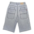 CHIEFTAIN Womens Shorts Light Blue Denim M W28 Casual Cotton Blend