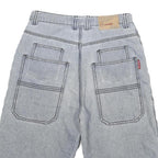 CHIEFTAIN Womens Shorts Light Blue Denim M W28 Casual Cotton Blend