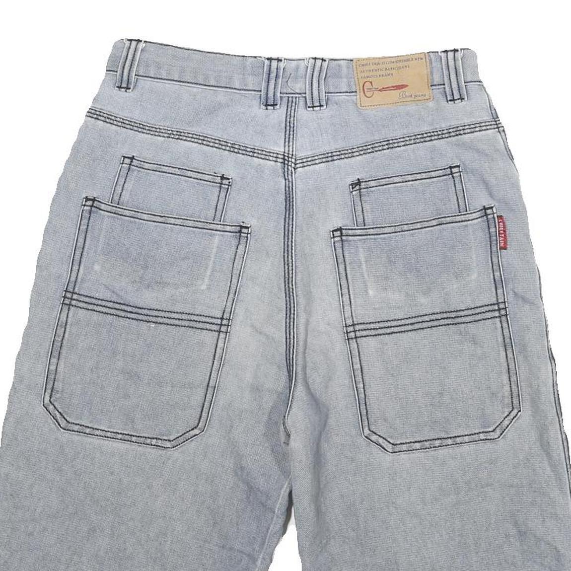 CHIEFTAIN Womens Shorts Light Blue Denim M W28 Casual Cotton Blend