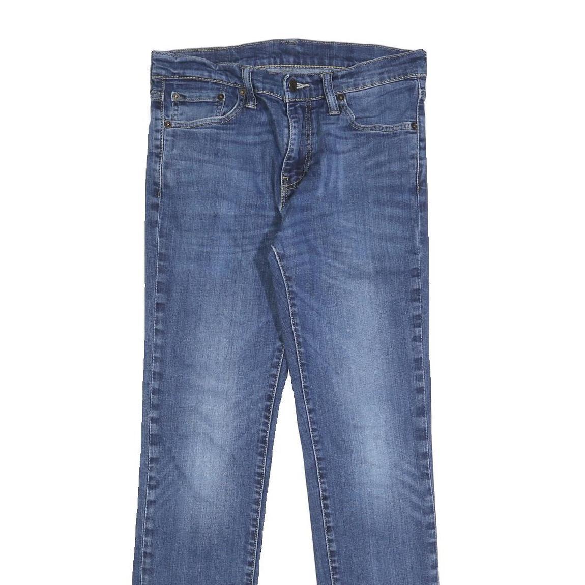 LEVI'S 511 Mens Blue Slim Skinny Denim Medium W30 L32 Stretch Cotton Blend Zip