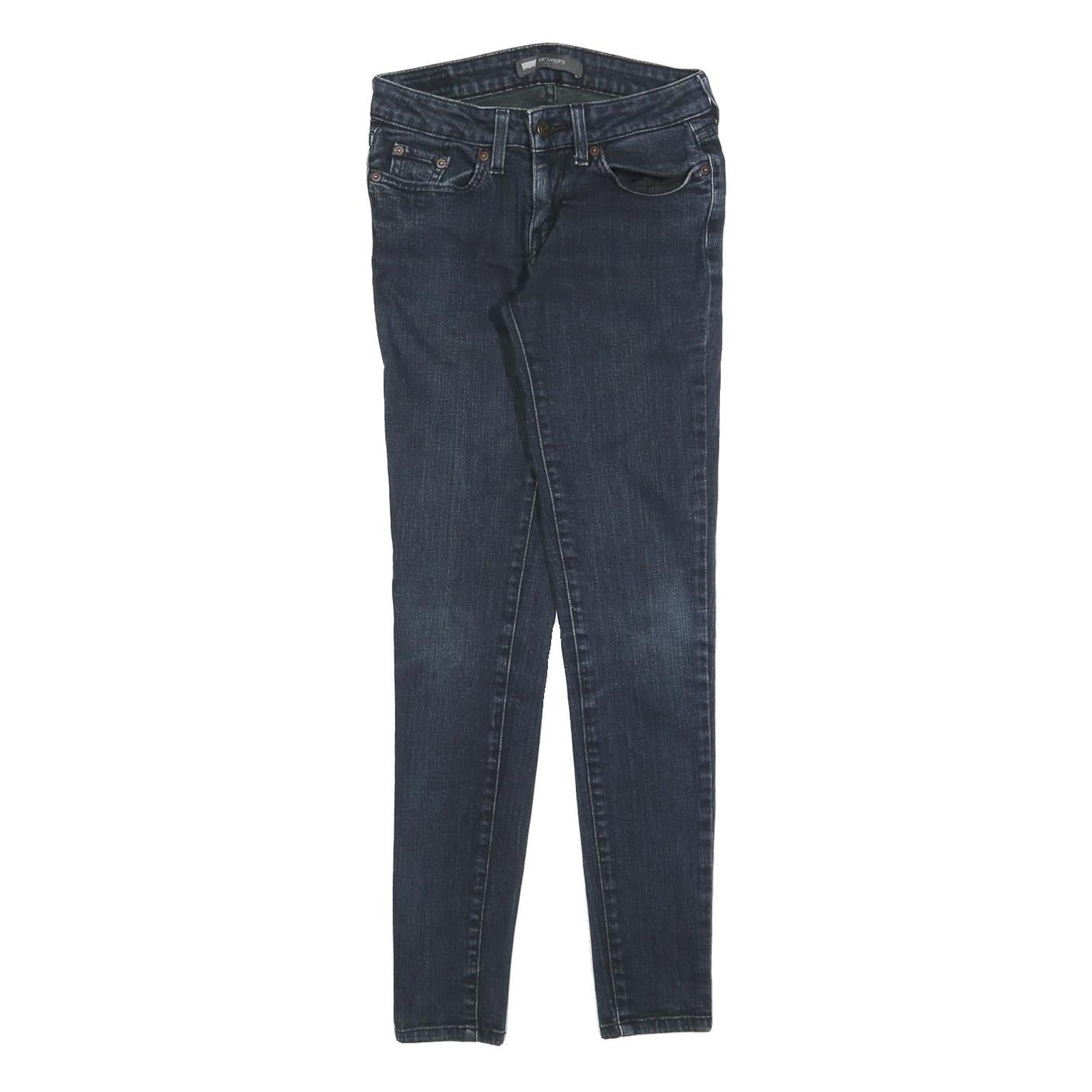LEVI'S 535 Womens Slim Dark Blue Denim Slim Skinny Jeans W24 L30