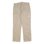 DICKIES Mens Jeans Beige Relaxed Straight Denim W36 L32 Workwear Utility