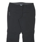 ODLO Womens Polyester Blend Black Regular Fit Straight Trousers W33 L26 Outdoor