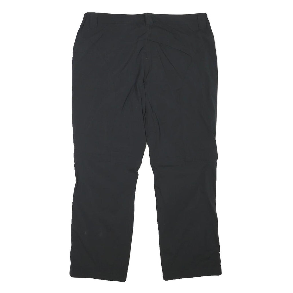 ODLO Womens Polyester Blend Black Regular Fit Straight Trousers W33 L26 Outdoor