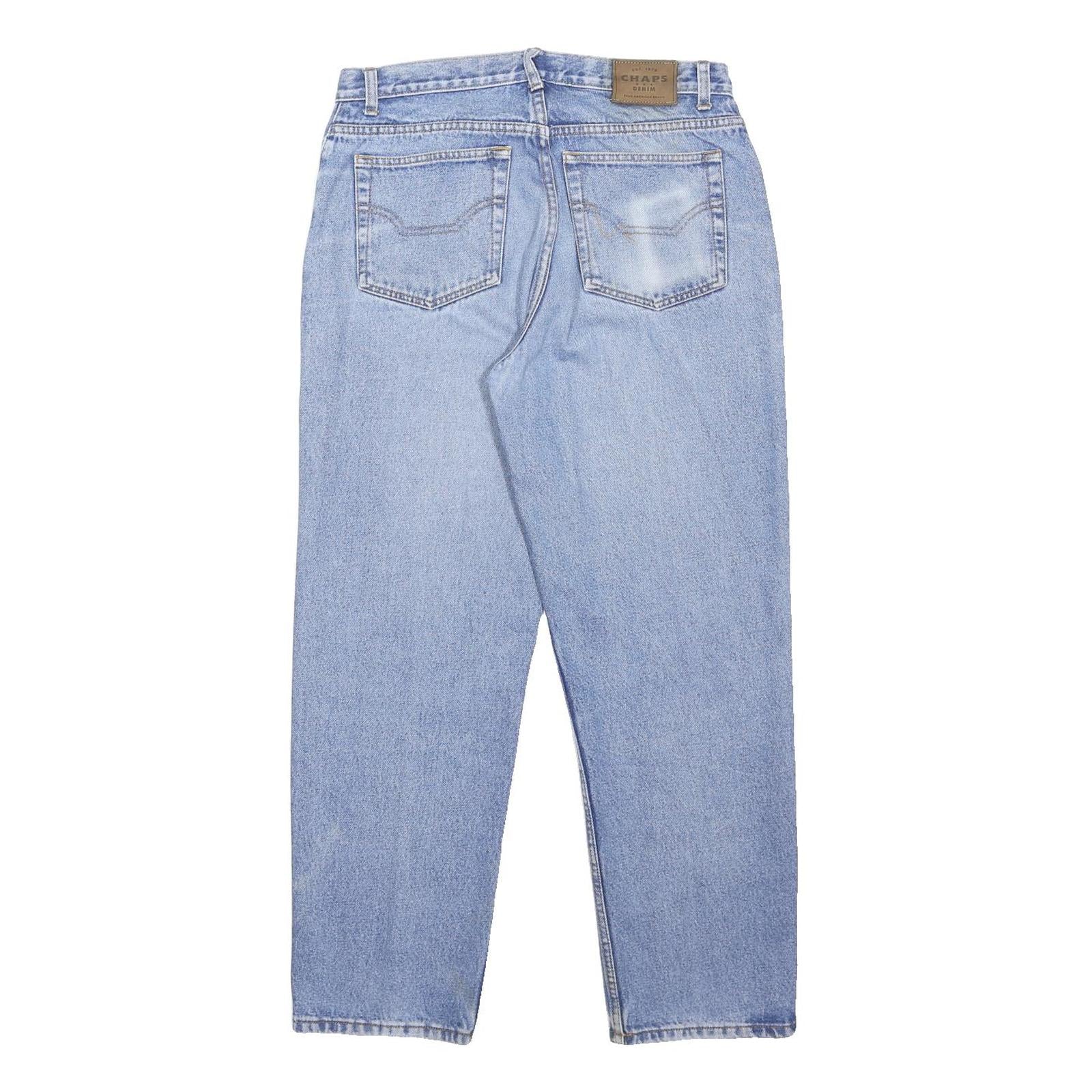 CARHARTT Mens Classic Blue Denim Classic Jeans W38 L28 Button Closure