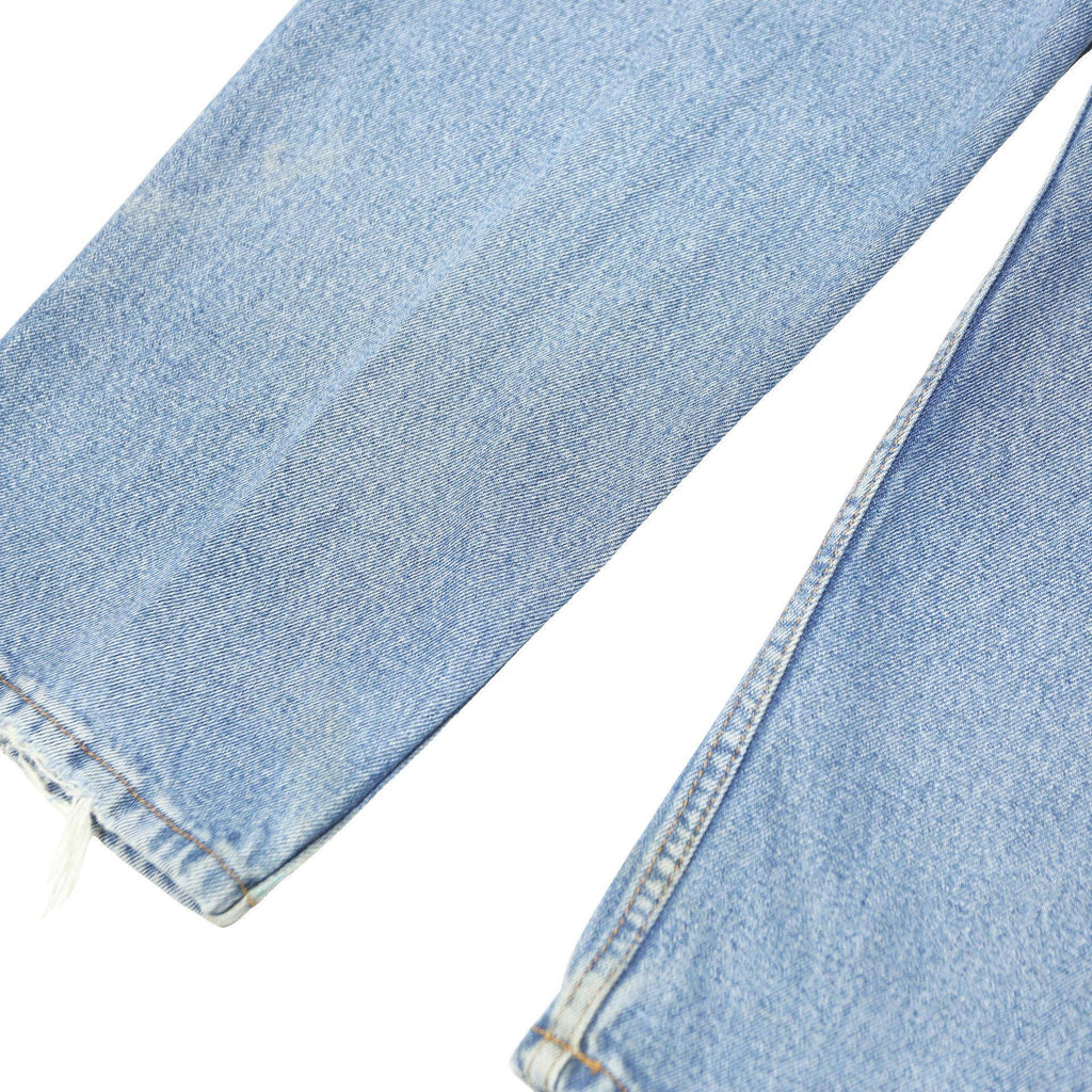 CARHARTT Mens Classic Blue Denim Classic Jeans W38 L28 Button Closure