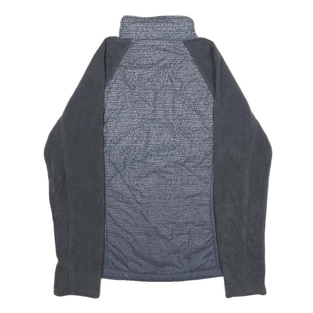 NEW BALANCE Womens Grey & Charcoal Activewear Jacket M Polyester Zip Plain