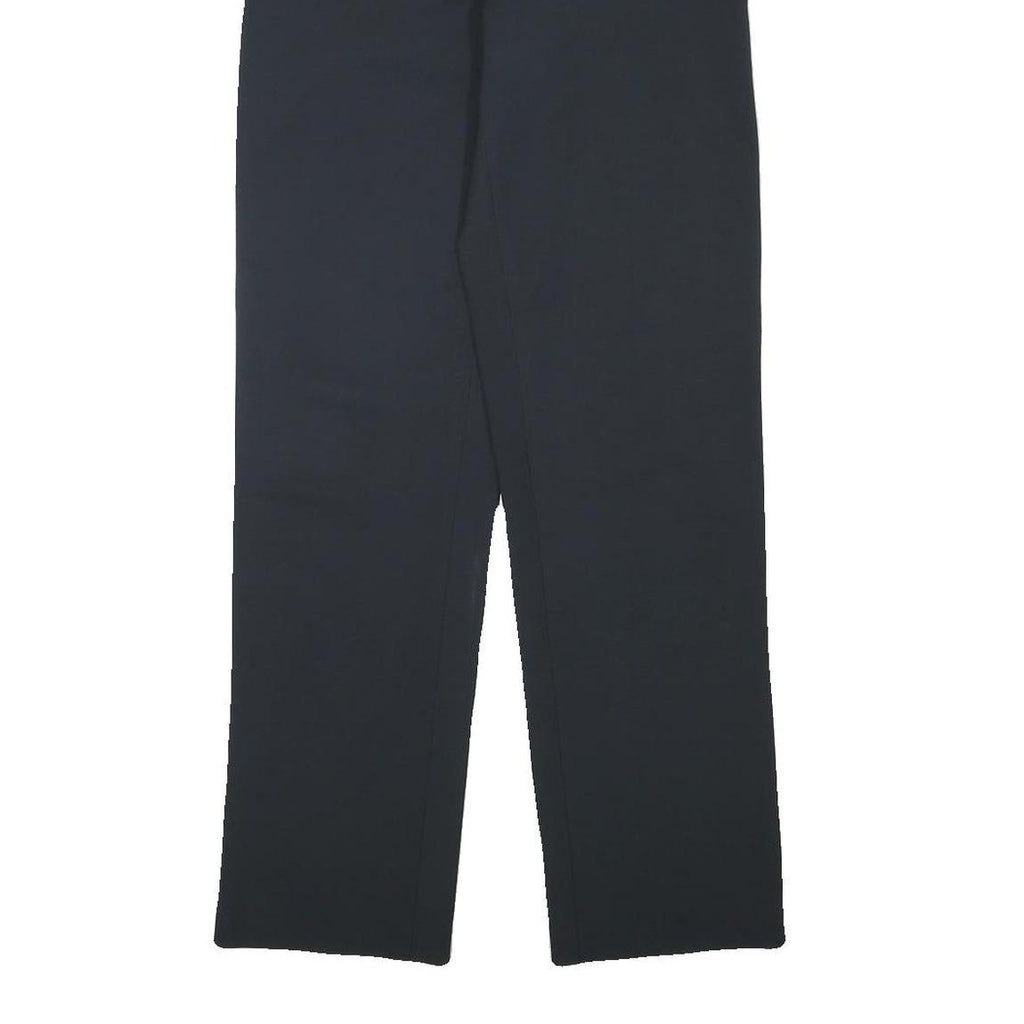 ESPRIT Womens Black Regular Fit Straight Leg Trousers W26 L30 Classic Workwear