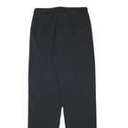 ESPRIT Womens Black Regular Fit Straight Leg Trousers W26 L30 Classic Workwear