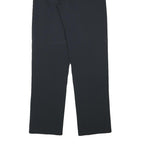 ESPRIT Womens Black Regular Fit Straight Leg Trousers W26 L30 Classic Workwear