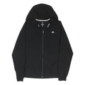 ADIDAS Mens Black Golf Jacket M Polyester Blend Zip Hooded Plain Lightweight