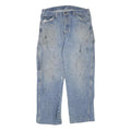 DICKIES Mens Jeans Blue Regular Straight Denim Light W34 L29 Workwear Utility