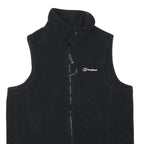 BERGHAUS Mens Black Fleece Waistcoat M Polyester Blend Zip Outdoor Vest