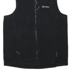 BERGHAUS Mens Black Fleece Waistcoat M Polyester Blend Zip Outdoor Vest
