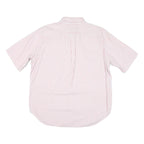 NAUTICA Mens Pink & White Striped Shirt XL Cotton Blend Button-Down Collar
