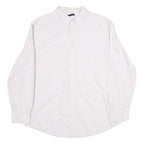 CHAPS Mens White Cotton Shirt XL Button-Down Collar Long Sleeve Casual Classic