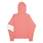CHAMPION Womens Pink & White Colourblock Hoodie M Cotton Blend Casual Wear